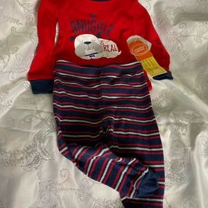 Cozy little boys PJs, size 18 months new with tags.